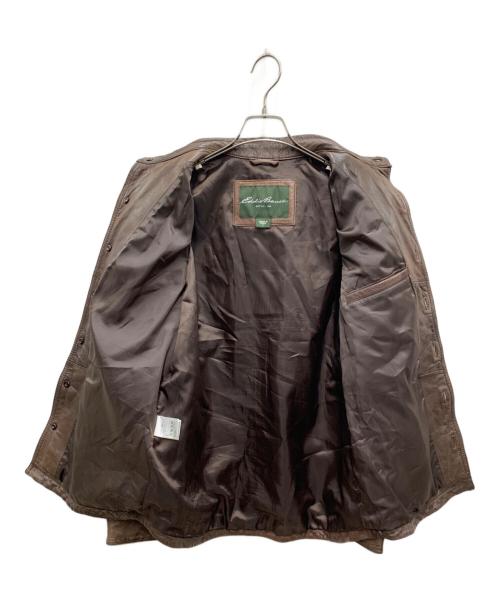 Eddie Bauer（エディーバウアー）Eddie Bauer (エディーバウアー) シャツジャケット ブラウン サイズ:Sの古着・服飾アイテム