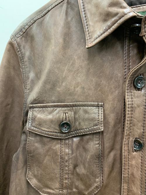 Eddie Bauer（エディーバウアー）Eddie Bauer (エディーバウアー) シャツジャケット ブラウン サイズ:Sの古着・服飾アイテム
