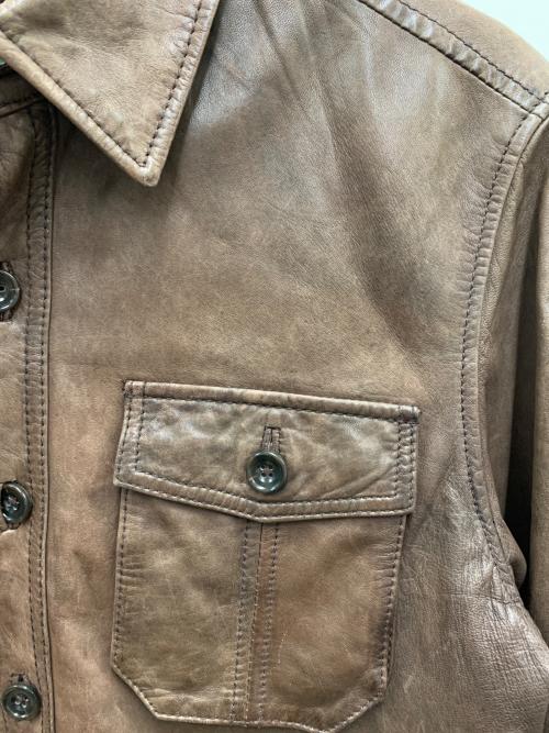 Eddie Bauer（エディーバウアー）Eddie Bauer (エディーバウアー) シャツジャケット ブラウン サイズ:Sの古着・服飾アイテム