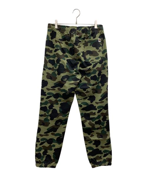 A BATHING APE（アベイシングエイプ）A BATHING APE (アベイシングエイプ) シャークスウェットパンツ グリーン サイズ:M 未使用品の古着・服飾アイテム