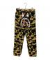 A BATHING APE（アベイシングエイプ）の古着「シャークスウェットパンツ」｜ベージュ