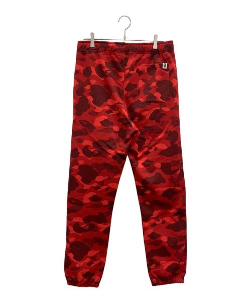 A BATHING APE（アベイシングエイプ）A BATHING APE (アベイシングエイプ) シャークスウェットパンツ レッド サイズ:L 未使用品の古着・服飾アイテム