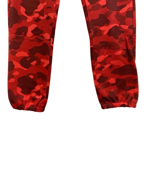 A BATHING APE（アベイシングエイプ）A BATHING APE (アベイシングエイプ) シャークスウェットパンツ レッド サイズ:L 未使用品の古着・服飾アイテム