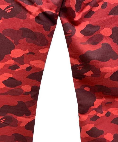 A BATHING APE（アベイシングエイプ）A BATHING APE (アベイシングエイプ) シャークスウェットパンツ レッド サイズ:L 未使用品の古着・服飾アイテム