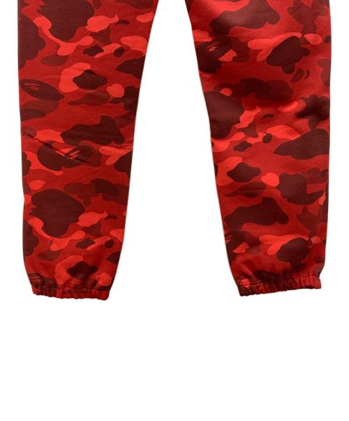 A BATHING APE（アベイシングエイプ）A BATHING APE (アベイシングエイプ) シャークスウェットパンツ レッド サイズ:L 未使用品の古着・服飾アイテム