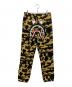 A BATHING APE（アベイシングエイプ）の古着「シャークスウェットパンツ」｜ベージュ