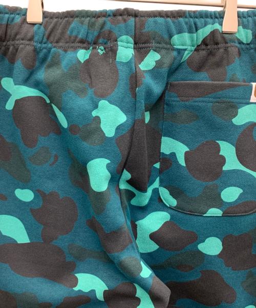 A BATHING APE（アベイシングエイプ）A BATHING APE (アベイシングエイプ) シャークスウェットパンツ グリーン サイズ:S 未使用品の古着・服飾アイテム