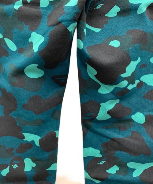 A BATHING APE（アベイシングエイプ）A BATHING APE (アベイシングエイプ) シャークスウェットパンツ グリーン サイズ:S 未使用品の古着・服飾アイテム