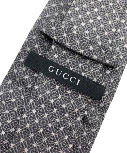 GUCCI（グッチ）GUCCI (グッチ) ネクタイ グレー サイズ:ーの古着・服飾アイテム