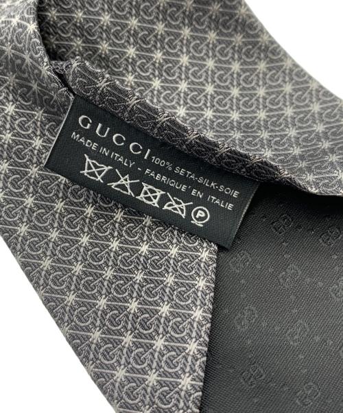 GUCCI（グッチ）GUCCI (グッチ) ネクタイ グレー サイズ:ーの古着・服飾アイテム