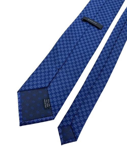 GUCCI（グッチ）GUCCI (グッチ) ネクタイ ネイビー サイズ:ーの古着・服飾アイテム