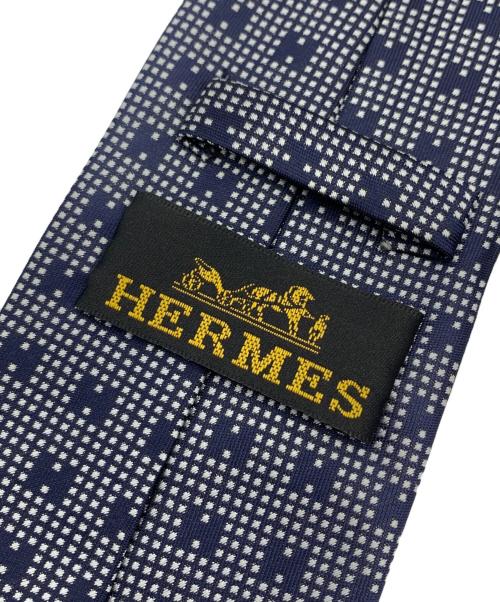 HERMES（エルメス）HERMES (エルメス) ネクタイ ネイビー サイズ:ーの古着・服飾アイテム