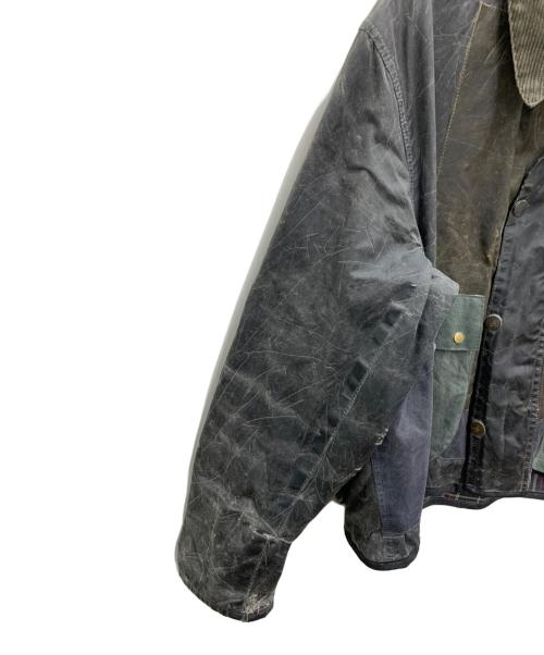 Barbour（バブアー）Barbour (バブアー) オイルドジャケット　BORDER グレー サイズ:C40/102cmの古着・服飾アイテム