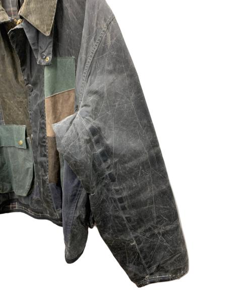 Barbour（バブアー）Barbour (バブアー) オイルドジャケット　BORDER グレー サイズ:C40/102cmの古着・服飾アイテム