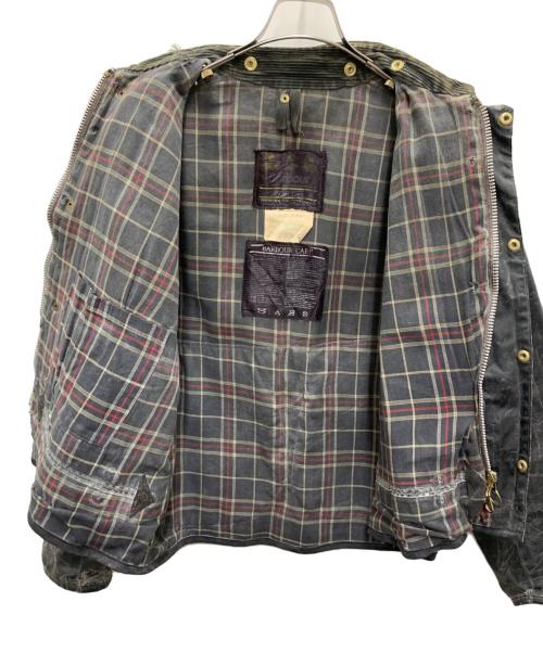 Barbour（バブアー）Barbour (バブアー) オイルドジャケット　BORDER グレー サイズ:C40/102cmの古着・服飾アイテム