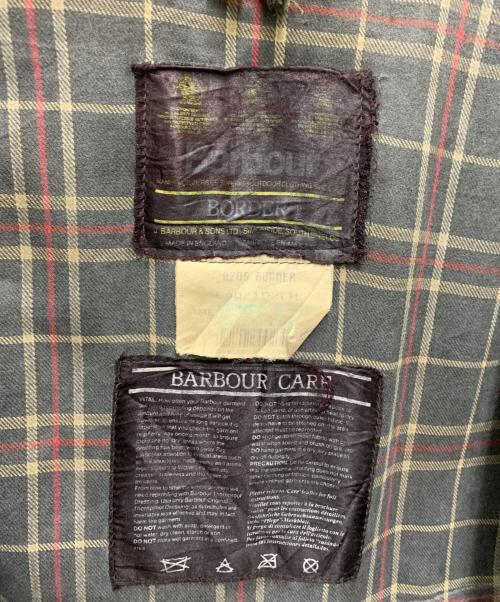 Barbour（バブアー）Barbour (バブアー) オイルドジャケット　BORDER グレー サイズ:C40/102cmの古着・服飾アイテム