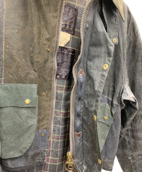 Barbour（バブアー）Barbour (バブアー) オイルドジャケット　BORDER グレー サイズ:C40/102cmの古着・服飾アイテム
