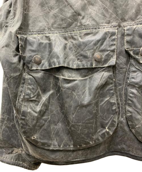 Barbour（バブアー）Barbour (バブアー) オイルドジャケット　BORDER グレー サイズ:C40/102cmの古着・服飾アイテム
