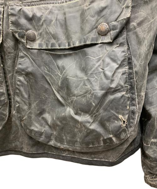 Barbour（バブアー）Barbour (バブアー) オイルドジャケット　BORDER グレー サイズ:C40/102cmの古着・服飾アイテム