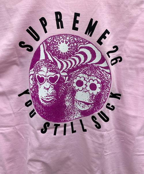 SUPREME（シュプリーム）SUPREME (シュプリーム) 長袖カットソー ピンク サイズ:Mの古着・服飾アイテム