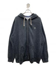 POLO RALPH LAUREN（ポロ・ラルフローレン）の古着「ジップパーカー」｜ブラック