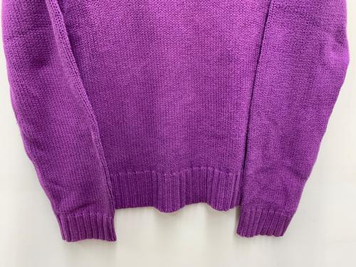 POLO RALPH LAUREN（ポロ・ラルフローレン）POLO RALPH LAUREN (ポロ・ラルフローレン) ハーフジップスウェット パープル サイズ:Lの古着・服飾アイテム