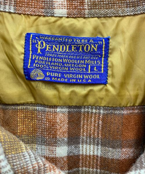 PENDLETON（ペンドルトン）PENDLETON (ペンドルトン) 長袖シャツ ベージュ サイズ:Lの古着・服飾アイテム