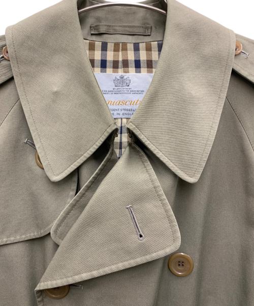 Aquascutum（アクアスキュータム）Aquascutum (アクアスキュータム) トレンチコート オリーブ サイズ:38の古着・服飾アイテム
