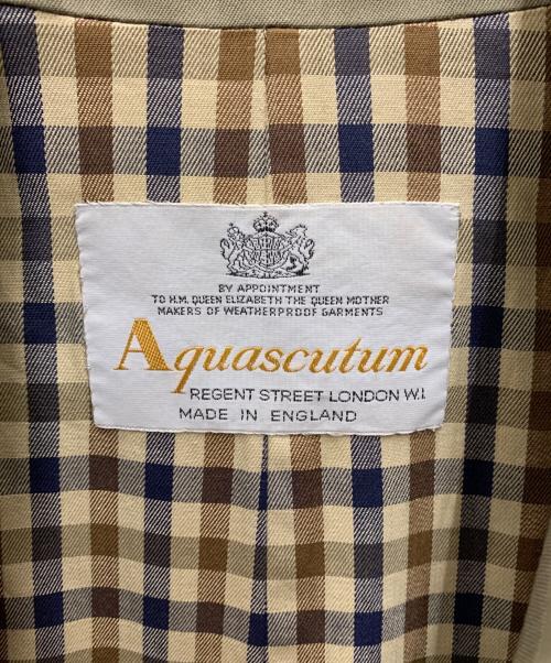 Aquascutum（アクアスキュータム）Aquascutum (アクアスキュータム) トレンチコート オリーブ サイズ:38の古着・服飾アイテム