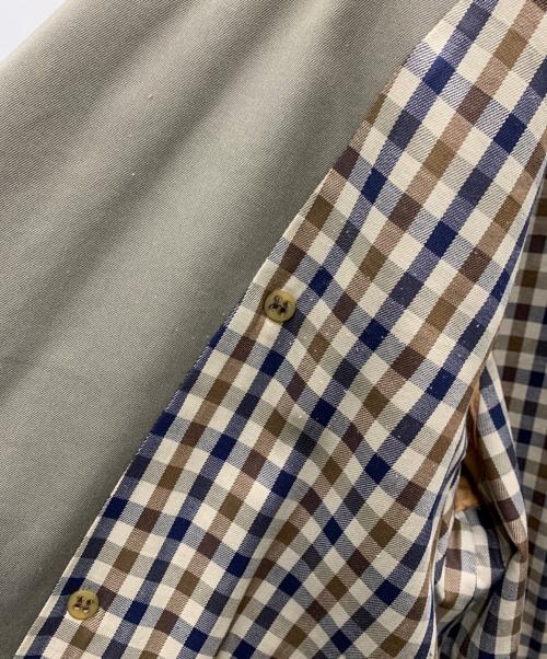 Aquascutum（アクアスキュータム）Aquascutum (アクアスキュータム) トレンチコート オリーブ サイズ:38の古着・服飾アイテム