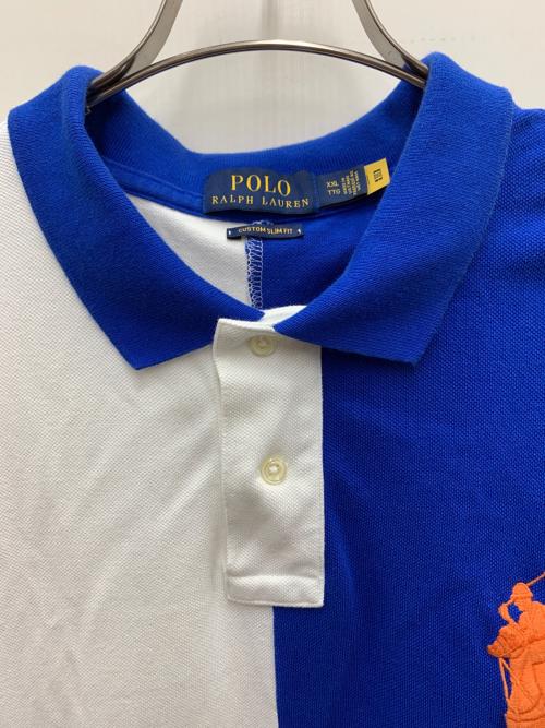 POLO RALPH LAUREN（ポロ・ラルフローレン）POLO RALPH LAUREN (ポロ・ラルフローレン) ポロシャツ ブルー サイズ:XXLの古着・服飾アイテム