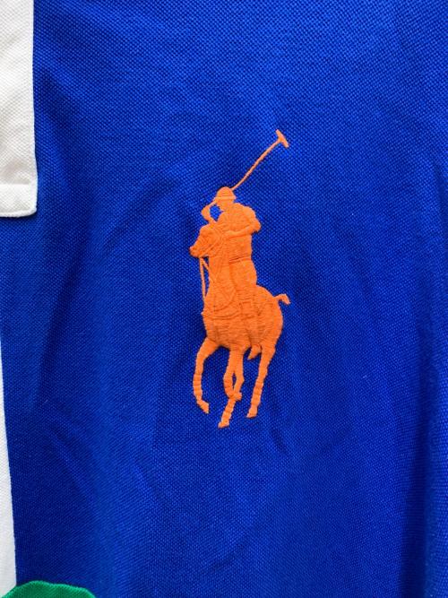 POLO RALPH LAUREN（ポロ・ラルフローレン）POLO RALPH LAUREN (ポロ・ラルフローレン) ポロシャツ ブルー サイズ:XXLの古着・服飾アイテム