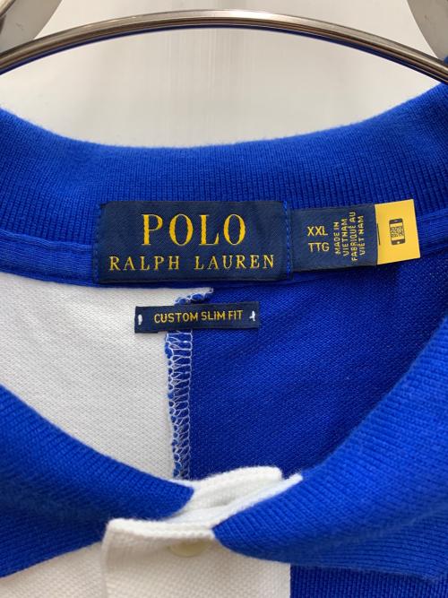 POLO RALPH LAUREN（ポロ・ラルフローレン）POLO RALPH LAUREN (ポロ・ラルフローレン) ポロシャツ ブルー サイズ:XXLの古着・服飾アイテム