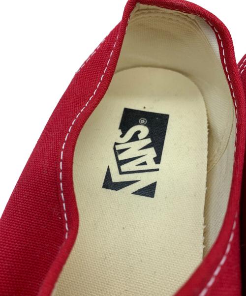 VANS（ヴァンズ）VANS (ヴァンズ) キャンバススニーカー レッド サイズ:27の古着・服飾アイテム