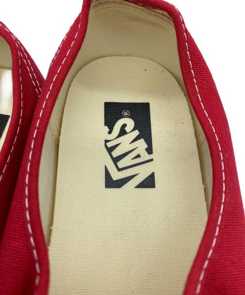 VANS（ヴァンズ）VANS (ヴァンズ) キャンバススニーカー レッド サイズ:27の古着・服飾アイテム