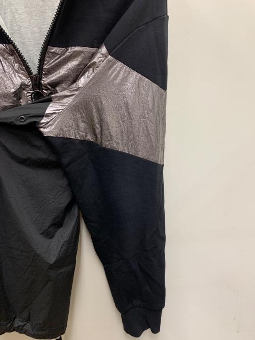 DIESEL（ディーゼル）DIESEL (ディーゼル) ジップジャケット ブラック×グレー サイズ:XLの古着・服飾アイテム
