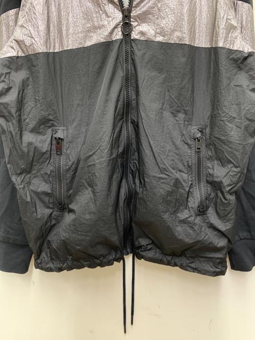 DIESEL（ディーゼル）DIESEL (ディーゼル) ジップジャケット ブラック×グレー サイズ:XLの古着・服飾アイテム