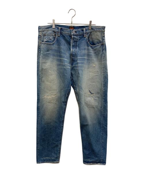 AVIREX（アヴィレックス）AVIREX (アヴィレックス) MOANDMO (モーアンドモー) デニムパンツ インディゴ サイズ:W40×L32 未使用品の古着・服飾アイテム