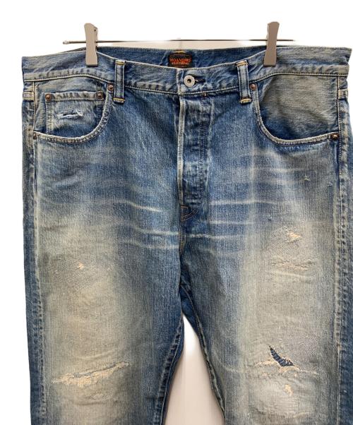 AVIREX（アヴィレックス）AVIREX (アヴィレックス) MOANDMO (モーアンドモー) デニムパンツ インディゴ サイズ:W40×L32 未使用品の古着・服飾アイテム