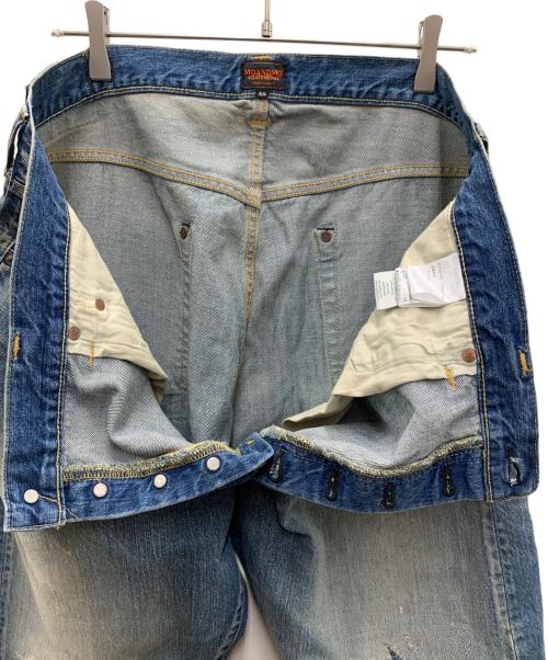 AVIREX（アヴィレックス）AVIREX (アヴィレックス) MOANDMO (モーアンドモー) デニムパンツ インディゴ サイズ:W40×L32 未使用品の古着・服飾アイテム