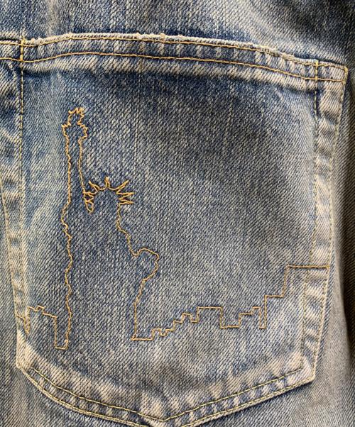 AVIREX（アヴィレックス）AVIREX (アヴィレックス) MOANDMO (モーアンドモー) デニムパンツ インディゴ サイズ:W40×L32 未使用品の古着・服飾アイテム