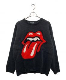 ROLLING STONES（ローリングストーンズ）の古着「厚手ニット」｜ブラック