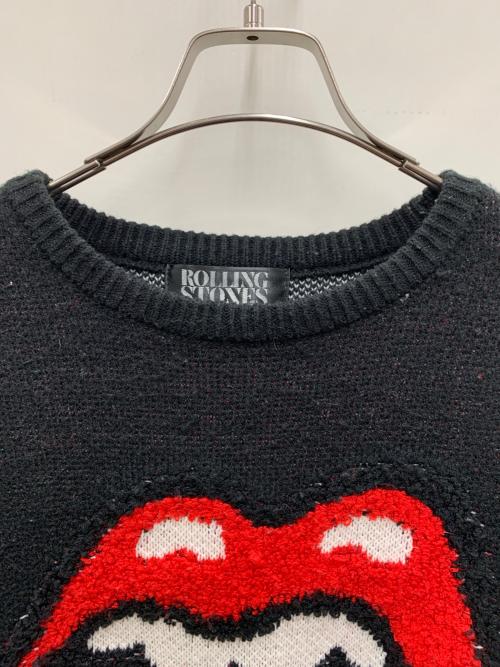 ROLLING STONES（ローリングストーンズ）ROLLING STONES (ローリングストーンズ) 厚手ニット ブラック サイズ:3の古着・服飾アイテム