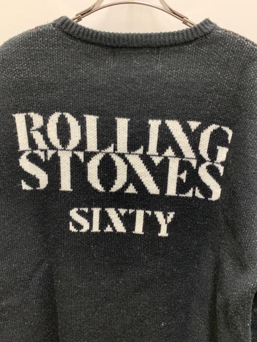 ROLLING STONES（ローリングストーンズ）ROLLING STONES (ローリングストーンズ) 厚手ニット ブラック サイズ:3の古着・服飾アイテム