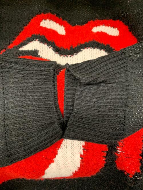 ROLLING STONES（ローリングストーンズ）ROLLING STONES (ローリングストーンズ) 厚手ニット ブラック サイズ:3の古着・服飾アイテム