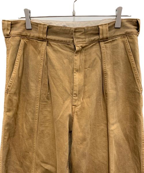 Dickies（ディッキーズ）Dickies (ディッキーズ) タックパンツ ブラウン サイズ:Lの古着・服飾アイテム