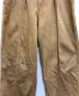 中古・古着 Dickies (ディッキーズ) タックパンツ ブラウン サイズ:L：8000円