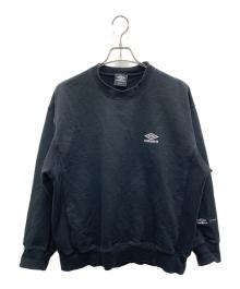 UMBRO×ssstein（アンブロ×シュタイン）の古着「HIGH GAUGE COTTON SWEAT」｜ブラック
