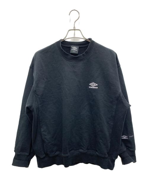 UMBRO（アンブロ）UMBRO (アンブロ) ssstein (シュタイン) HIGH GAUGE COTTON SWEAT ブラック サイズ:Sの古着・服飾アイテム