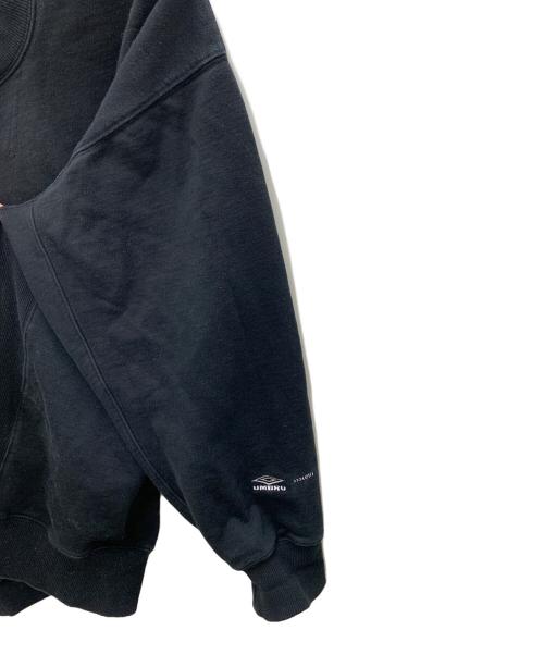 UMBRO（アンブロ）UMBRO (アンブロ) ssstein (シュタイン) HIGH GAUGE COTTON SWEAT ブラック サイズ:Sの古着・服飾アイテム